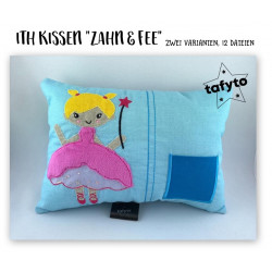 Stickdatei - ITH Kissen Zahn und Fee